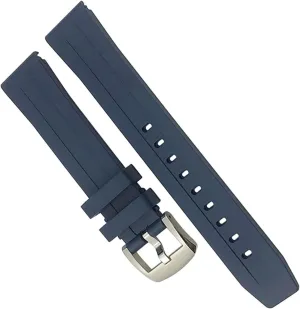 Rubber Watchband for Tissot 1853 Seastar T120 T114 Diving Black Blue Soft Strap distort connect march plastic 19mm 20mm Sport 