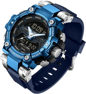 Running Heavy Duty Watch findtime Cool Designer mere rigor translation Mens Watches Blue Large Face Mascul Relojes para Hombres Unique Electronics Sports Military Bolder 