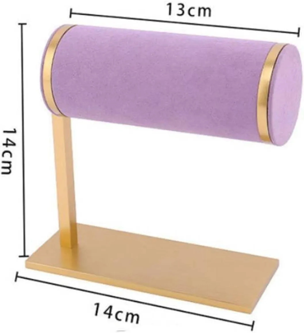 scan vegetation impress Rack Portable Velvet Bracelet Scrunchie Organizer Display Stand Jewelry Rack (Color : Style A3) Jewelry Towers Jewelry Display Watch Organizer Bracelet Holder Hair Band 