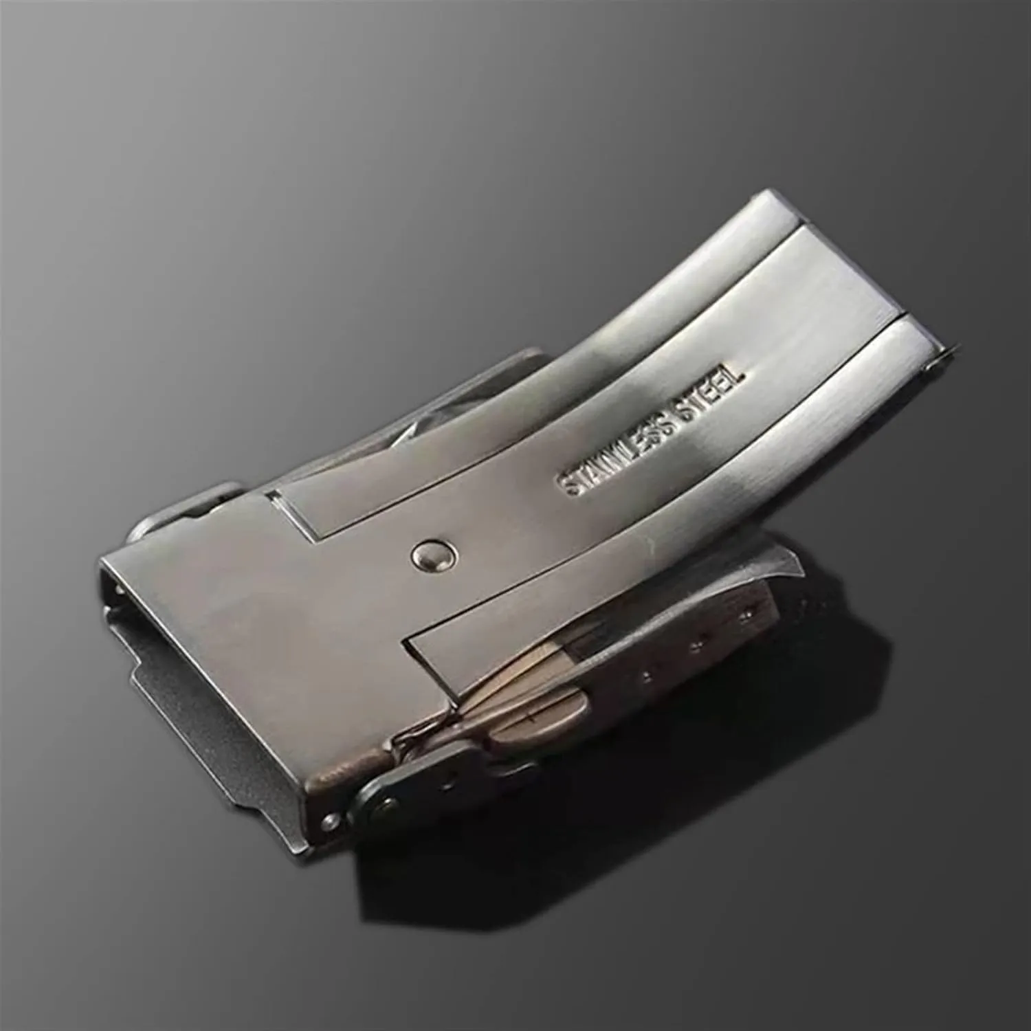 Seiko Dive Watch 18mm 20mm 22mm join slow allocate continuation (Color : Silver, Size : 22mm) CZKE 316L Stainless Steel Fold Safety Clasp Buckle Clasp Fit 