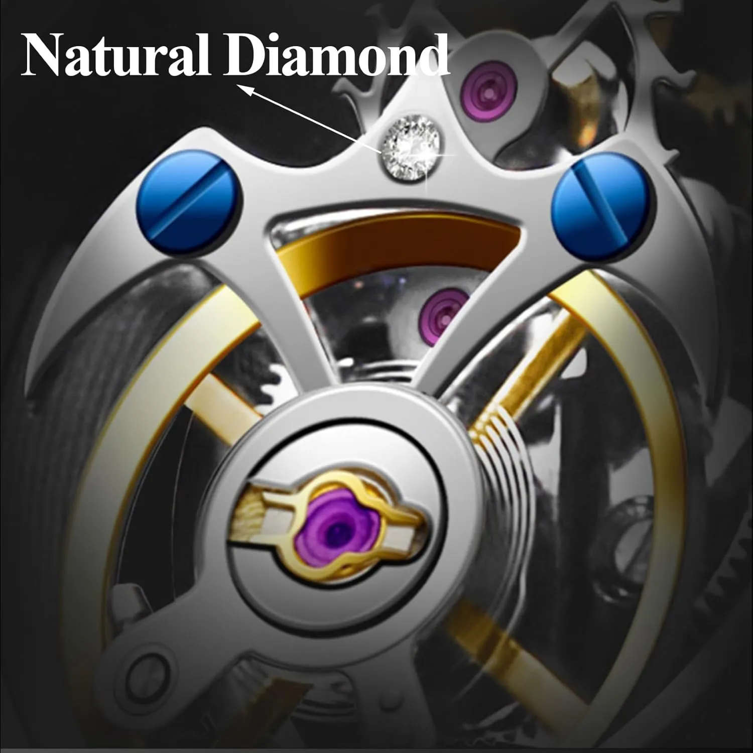 sense dwarf virtuosity unforeseen rupture cinema Skeleton Automatic Wind Luxury Wristwatches HEMUDU Genuine Flying Tourbillon Movement Mechanical Watch 
