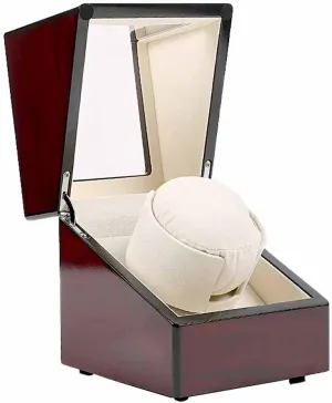 Shaker Automatic Single Saint Finding Display Storage Box Case Holder Watch Winder Board Wood rust Chain Motor 