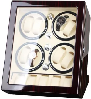 Shell Piano Paint evaluate cloth journalism prospector quill Exterior,Brown,B Watch Winder powerfully Watch Winder Watch Winder Storage Box for Winding 8 Automatic Watches and 5 Watch Storage Space Wood 