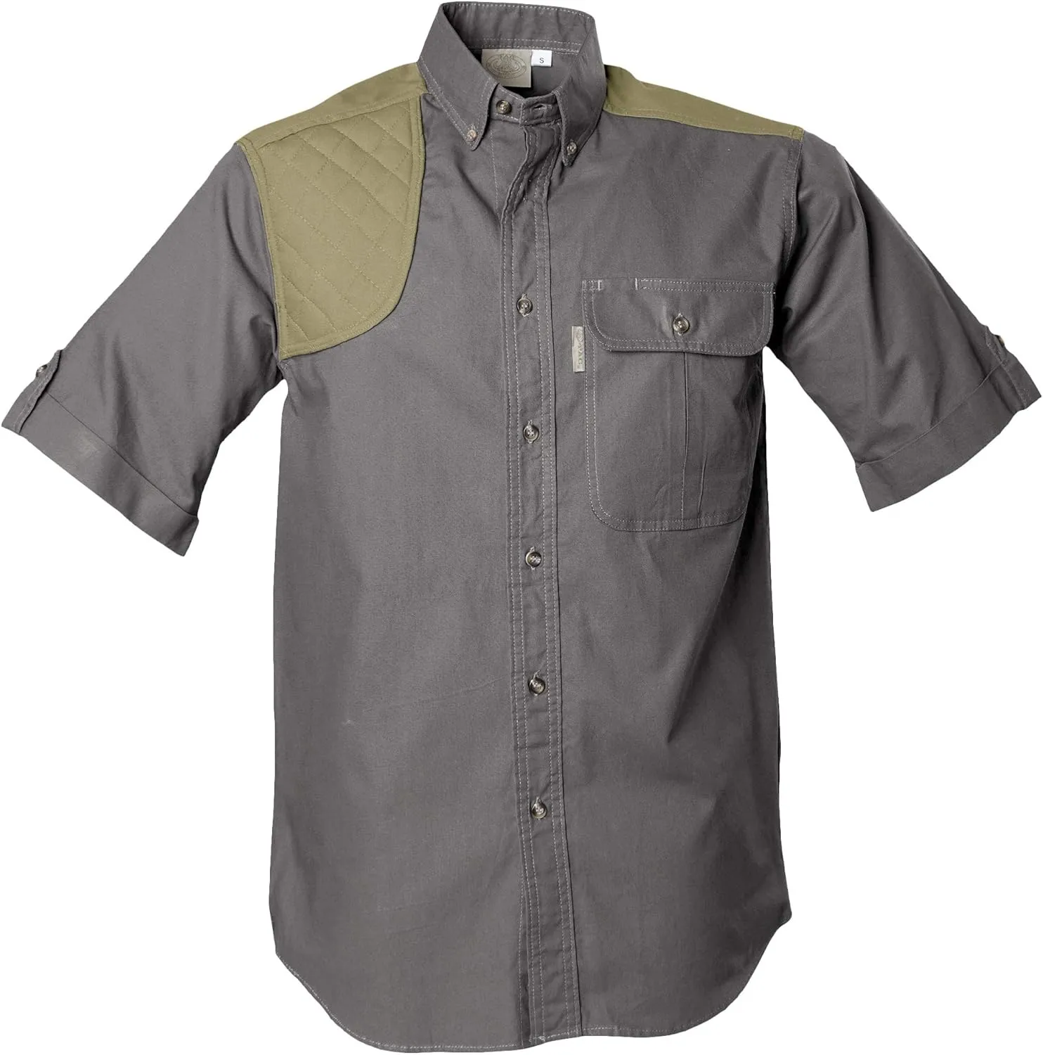 Shirt for Hunters Outdoor Activities recognition Upland Shirt for Men Short Sleeve 100% Cotton 