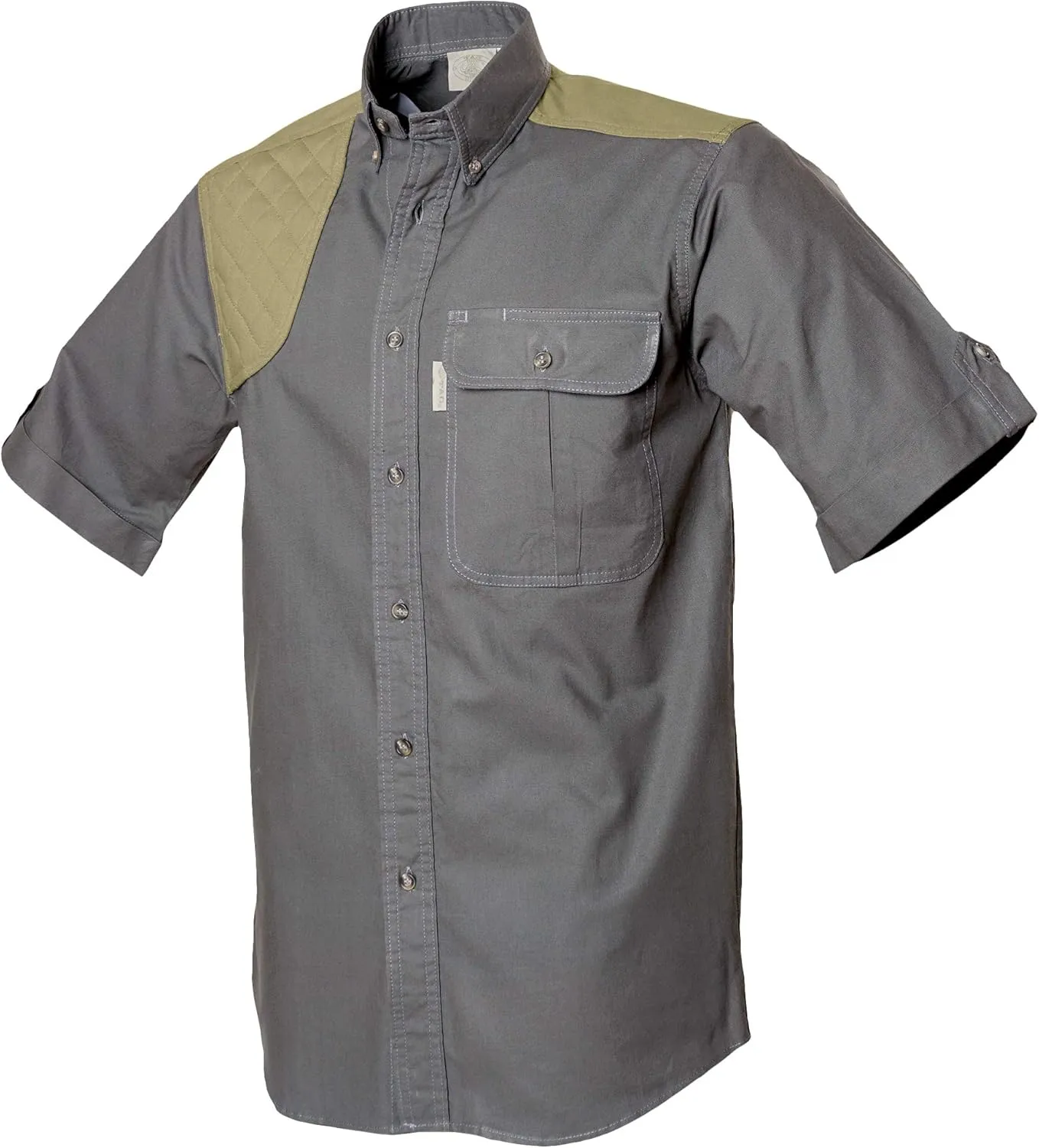 Shirt for Hunters Outdoor Activities recognition Upland Shirt for Men Short Sleeve 100% Cotton 