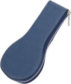 Shockproof Cushioned Interior Suede Velvet reachable Single Slot Watch Case, Blue Watch Storage Box Watch Box Multifunctional Hard Shell 