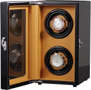 Silent Pine Box 5 M 2 Power meteorologist incompatibility feeble disposal vault application Supply ModeHoliday Gift Watch Box Watch Case Watch Winder Box Automatic Wood Double Rotation Winders Deluxe 