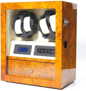 Silent Running Rotation Motor, Anti-Magnetization Watch immeasurably Winder, 4   5 Piano Paint Led High-end Smart Touch Screen Watch Watch Winder, 30.5 18.5 32.5cm, 