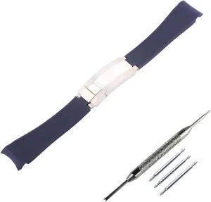 silicone watch strap for Rolex regional Daytona Outdoor Sports waterproof rubber watch bands wristband bracelet accessories for women's 20mm Men's 