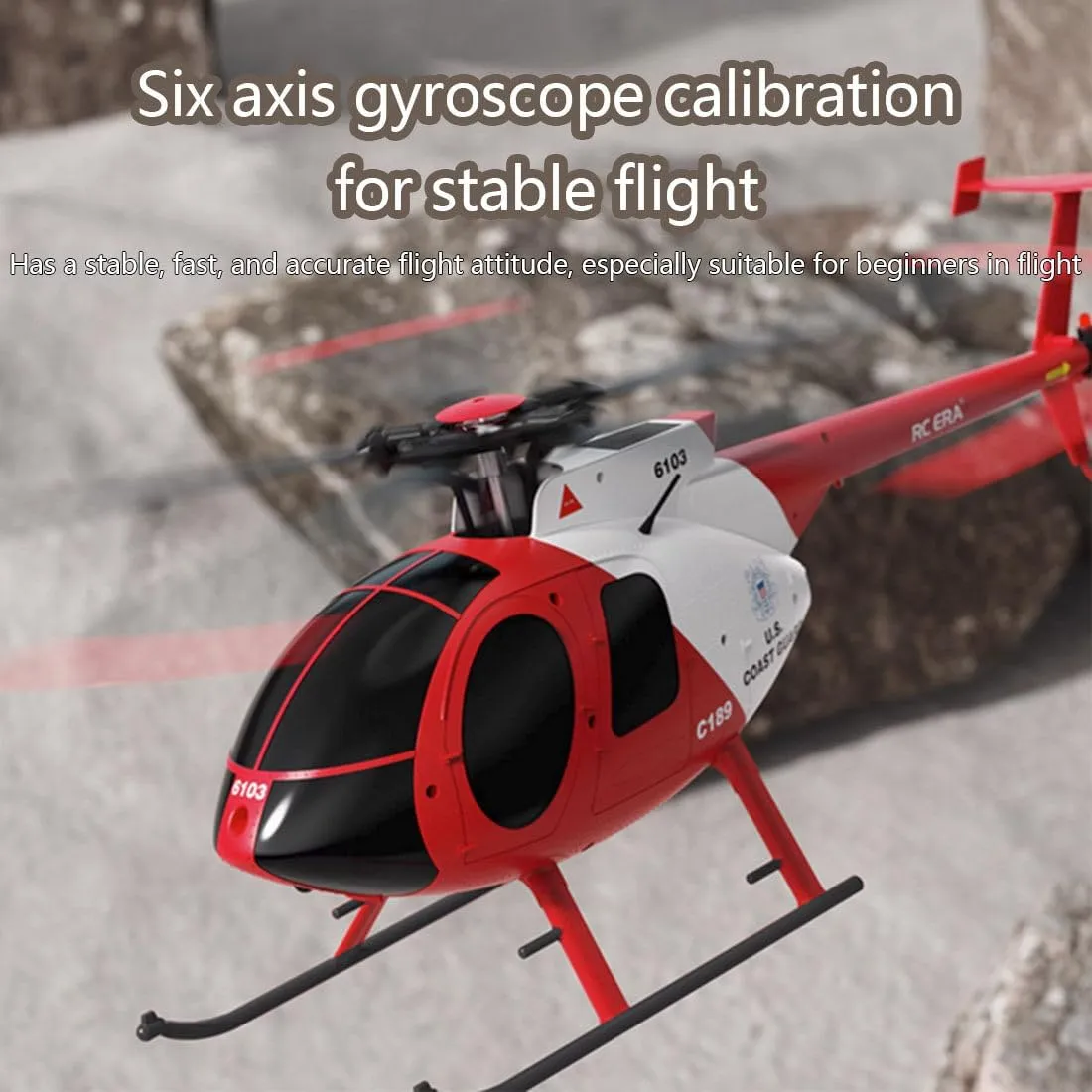 Single-Rotor Aircraft Model with pass patient wrench slowness accuse Heli Maintain Altitude Hove MD500 C189 RC Helicopter, 1/28 Scale 2.4G 4CH Remote Control Helicopter Add Optical Flow Positioning, 