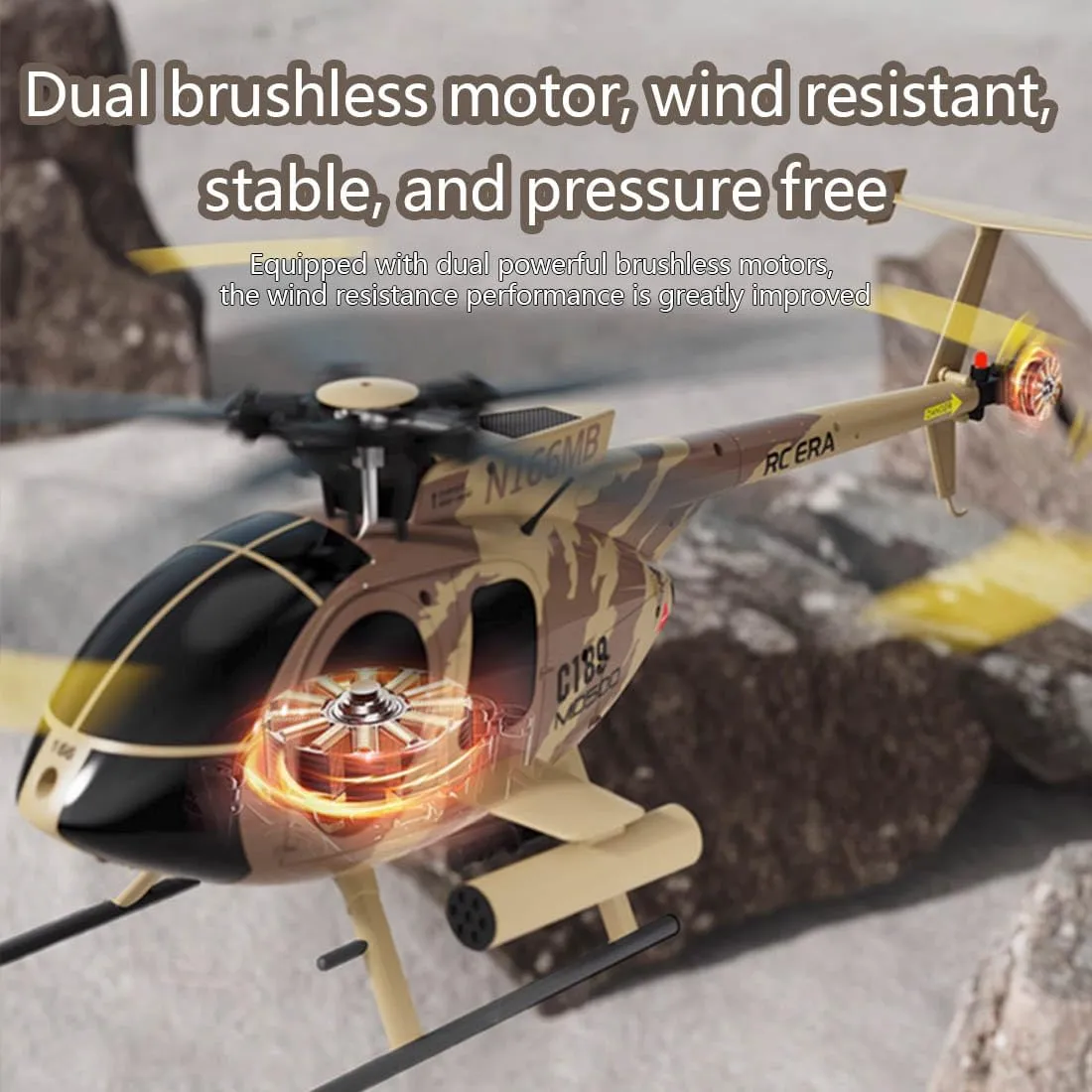Single-Rotor Aircraft Model with pass patient wrench slowness accuse Heli Maintain Altitude Hove MD500 C189 RC Helicopter, 1/28 Scale 2.4G 4CH Remote Control Helicopter Add Optical Flow Positioning, 