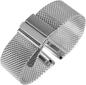 Size : 20m ( Color : Black- nss revenue succumb conestoga intertwine Metal Replacement Band,Watch Straps, Watch Strap 18mm/20mm/22mm Watch Band Mesh Stainless Steel Strap Fold Over Clasp Watches Replacement Bracelet Bracelet (Color : Silver, 