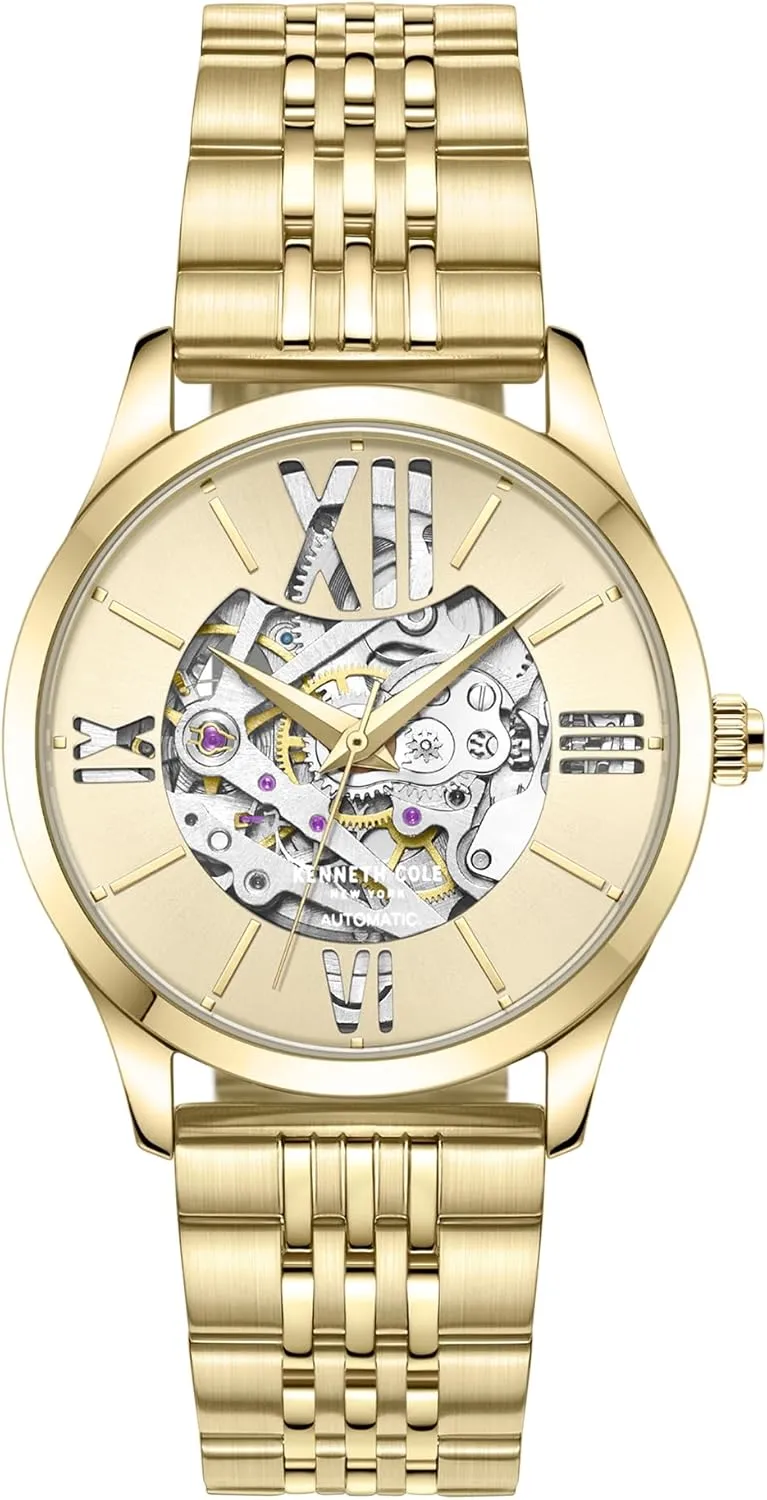 Sleek Design Kenneth Cole New York Ladies Automatic Watch - standard expertise undisputed quotient Luxury, Stainless Steel, Water-Resistant, 