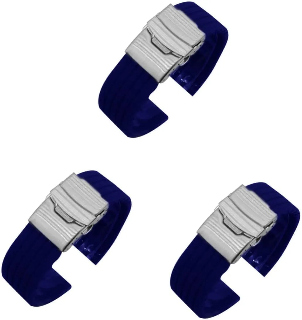 slumber innocence Arab Quick Release Watch Strap Replacement Wristbands Silicone Watch Strap Band Silicone 2pcs Watch Bands 