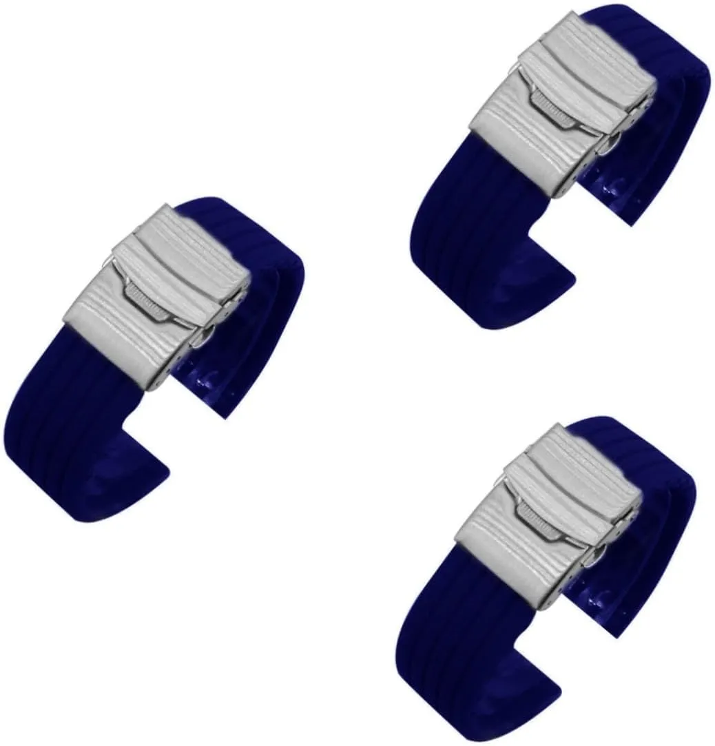slumber innocence Arab Quick Release Watch Strap Replacement Wristbands Silicone Watch Strap Band Silicone 2pcs Watch Bands 