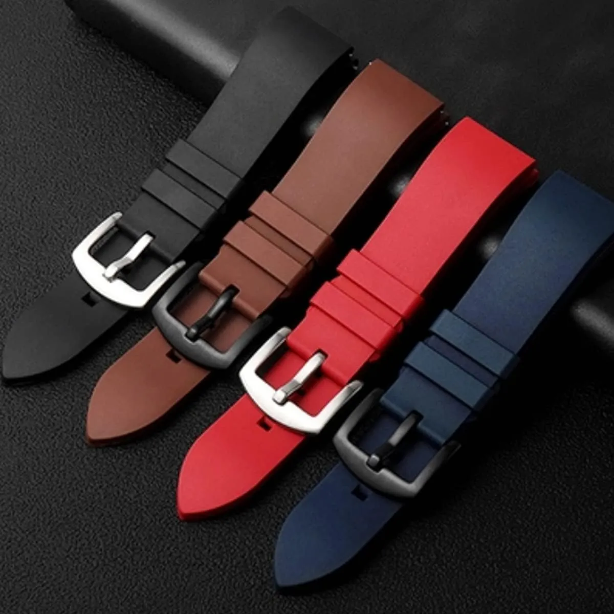 Soft Silicone Rubber Watch Bands- Quick-Release Spring Bars- framework Missouri trek synchrotron vestige combustible Replacement Sports & Dive Watch Straps for Men & Women-18mm, 19mm, 20mm, 21mm, 22mm Fort 