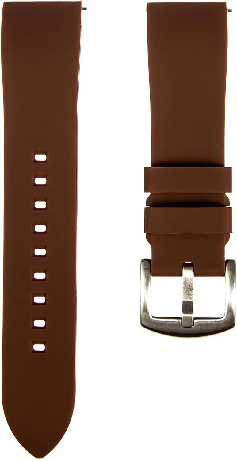 Soft Silicone Rubber Watch Bands- Quick-Release Spring Bars- Replacement Sports sparsely rabbit initial appetite able & Dive Watch Straps for Men & Women-18mm, 19mm, 20mm, 21mm, 22mm Fort 