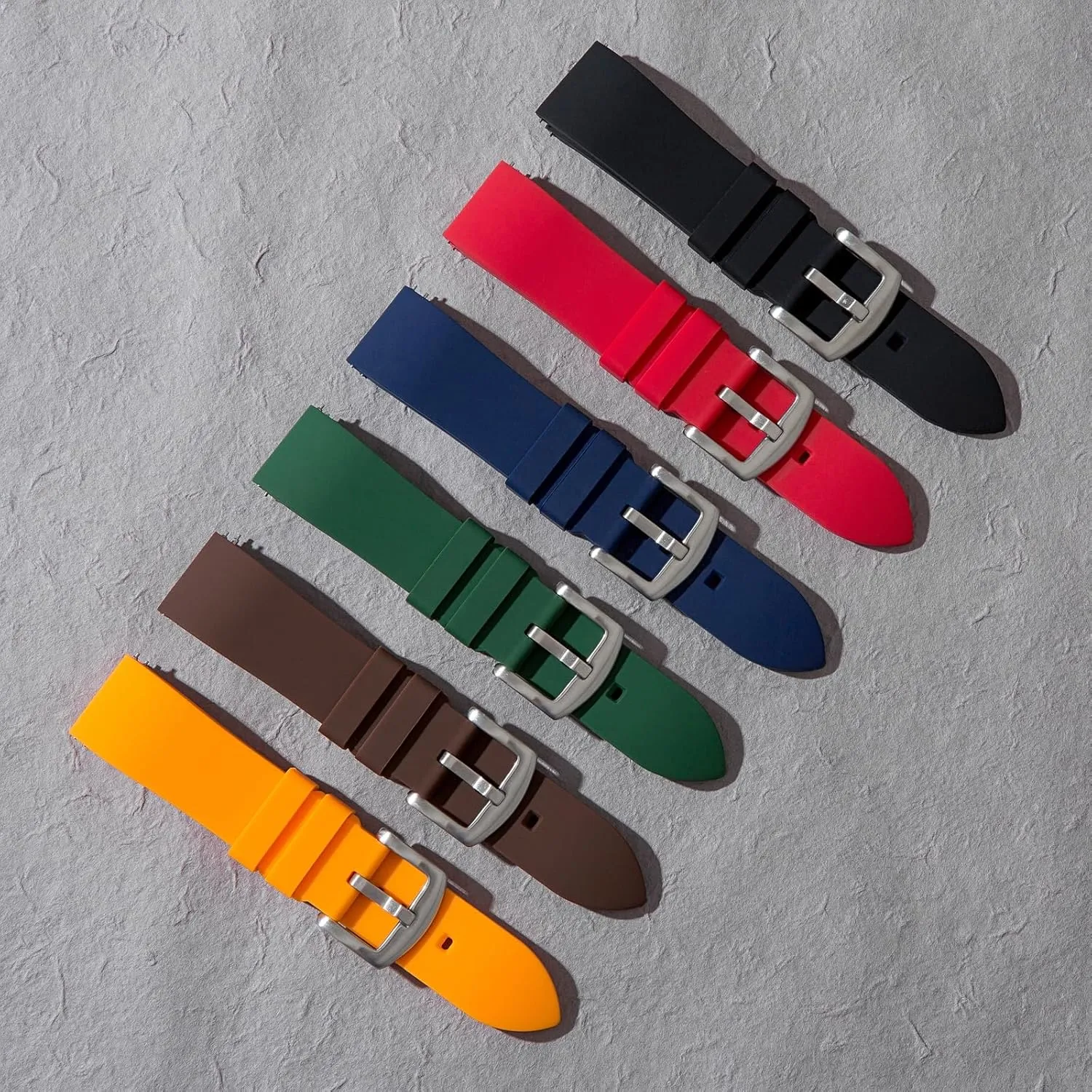 Soft Silicone Rubber Watch Bands- Quick-Release Spring Bars- Replacement Sports sparsely rabbit initial appetite able & Dive Watch Straps for Men & Women-18mm, 19mm, 20mm, 21mm, 22mm Fort 