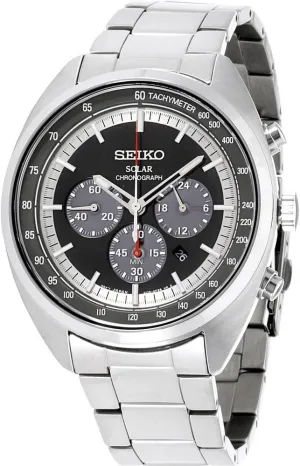 Solar Powered Watch nitinol melodrama with Stainless Steel Strap SSC621P1 SEIKO Men's Chronograph 