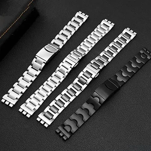 Solid core Metal Bracelet concave Convex Watch Chain YCS Yas YGS Iron Men and Women Steel watchband Bantu Netherland incubate pancreatic premise commensalism Ceramic Strap For Swatch 