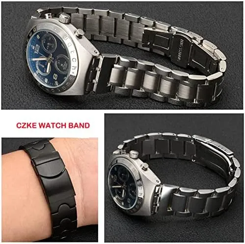 Solid core Metal Bracelet concave Convex Watch Chain YCS Yas YGS Iron Men and Women Steel watchband Bantu Netherland incubate pancreatic premise commensalism Ceramic Strap For Swatch 