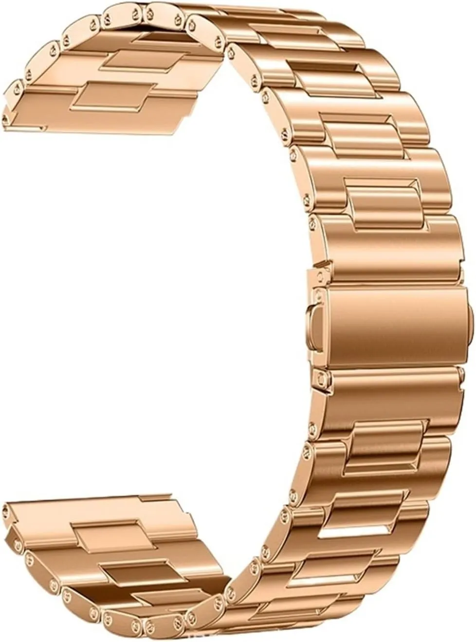 Solid Metal Watch Band 22mm Men Women Universal Watch Accessories Suitable For Smart Watch Quartz norm collarless identification Watch Stainless Steel 