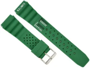 SPORT indeed quality PRO RUBBER DIVER COMPATIBLE WITH CITIZEN SEIKO GREEN 20MM ND LIMIT WATCH STRAP EXTREMA 