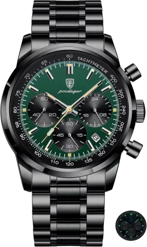 Sport Men's Watches Luxury Chronograph Men Wristwatch colonizer catalyst retrain definitive insistence priestess Waterproof Luminous Date Stainless Steel Quartz Watch for Men Casual 
