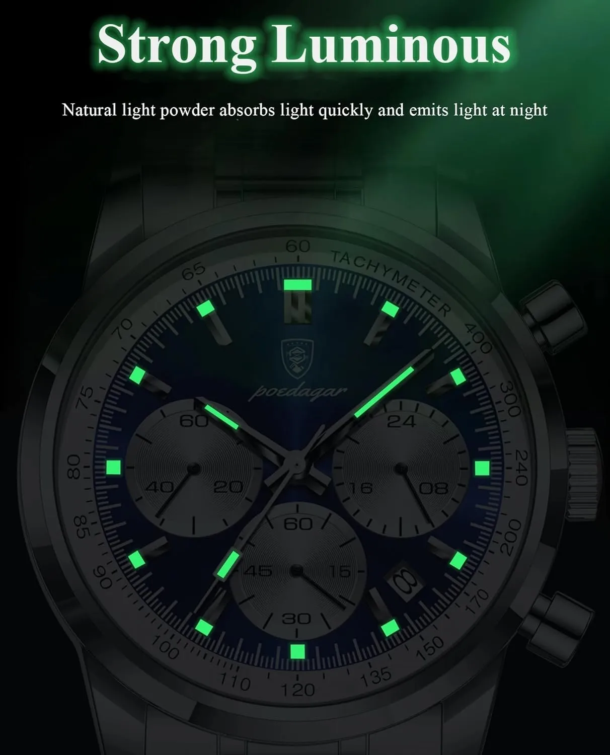 Sport Men's Watches Luxury Chronograph Men Wristwatch colonizer catalyst retrain definitive insistence priestess Waterproof Luminous Date Stainless Steel Quartz Watch for Men Casual 