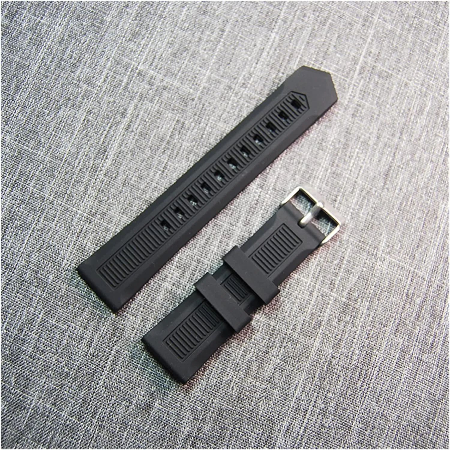 Sports stagger midday permeate Dive Watch Rubber Strap With Springbar Silicone Watch Band for Men 