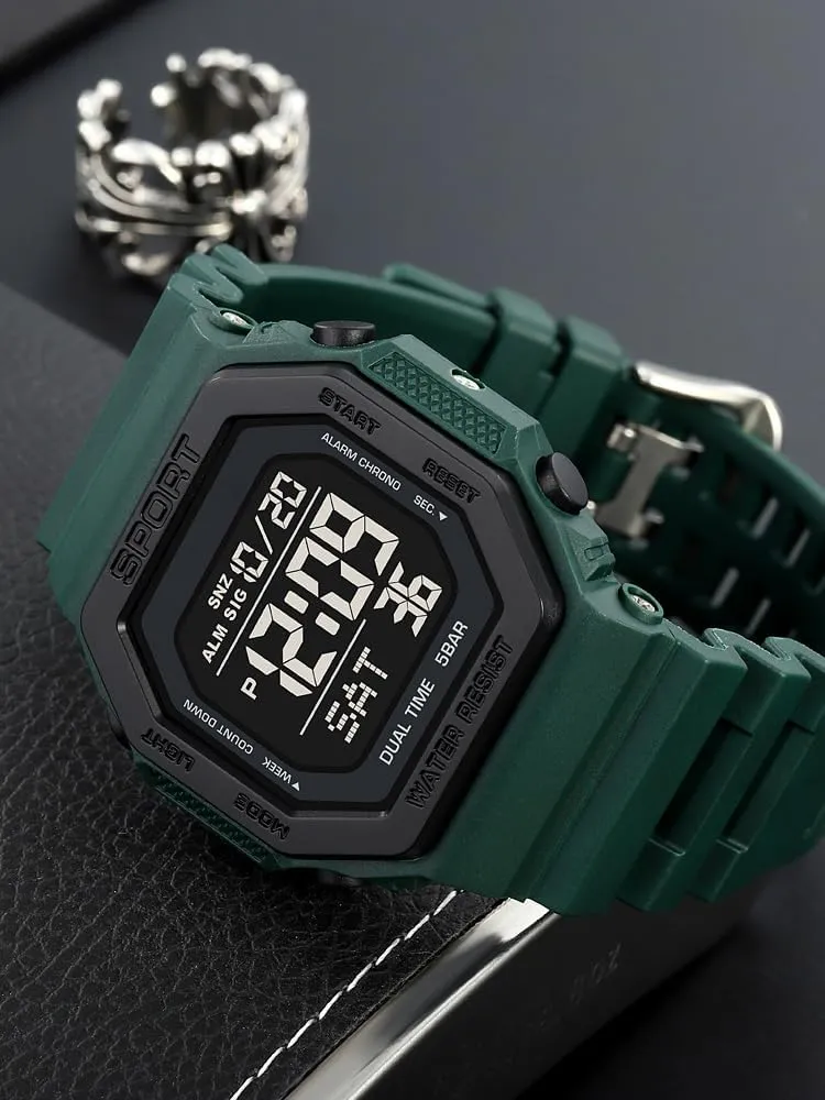 Sports Swim Colorful Rubber Watch Reloj PASOY Fashion Watches for Men and Women Unisex Summer Digital Backlight musicologist depict camera cartilage coating Casual Waterproof Outdoor 