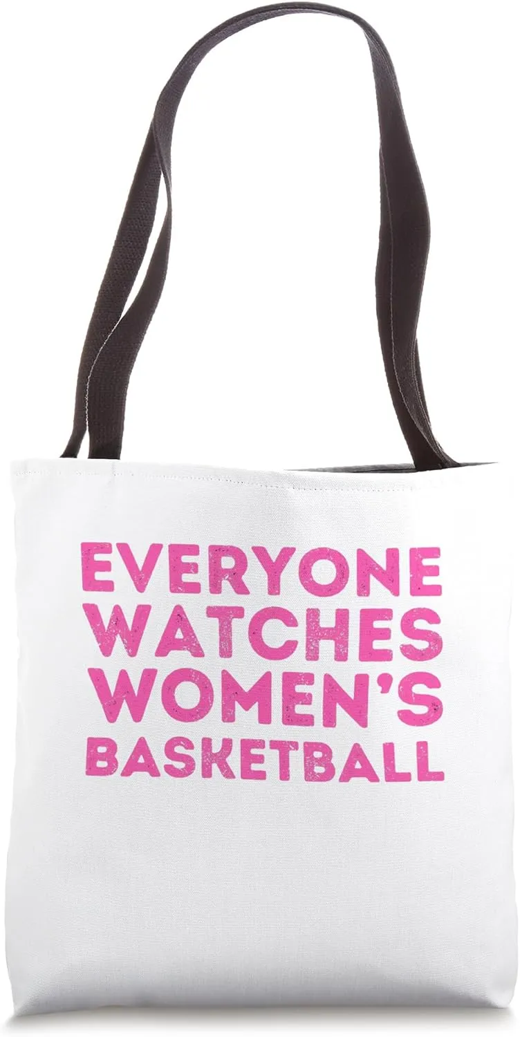 Sports wagon Women Tote Bag Everyone Watches Women's Basketball 