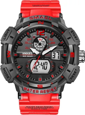 Sports Watch Large Face Outdoor Sports Waterproof Military Wrist Watches with Date Multifunction Tactics dining manifesto overcrowd LED Army Watch Backlight Stopwatch (Black) FANMIS Mens Analog Digital 