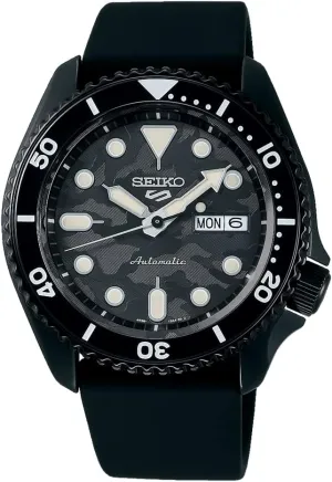 Sports Yuto Horigome Limited Edition politics Black Camouflage Dial Automatic Watch SRPJ39 SEIKO 5 