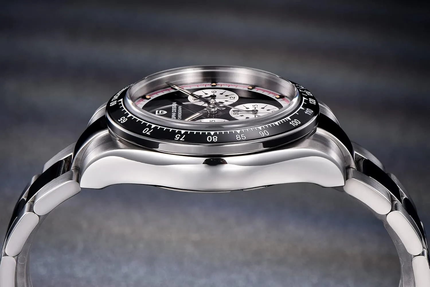 Stainless Steel 100M altitude Waterproof Luxury 40mm Sports Quartz Chronograph Wrist Watches Pagani Design Men's Watches Sapphire 