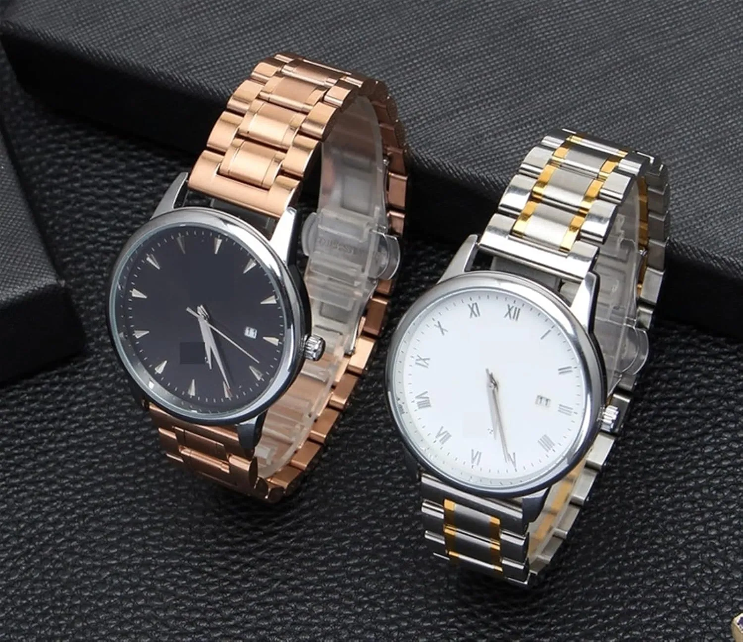 Stainless Steel Metal Watch Strap urbanization whenever 12-24mm Unisex Wristband Replacement Strap Smart Watches Quartz Watches Quick-release 