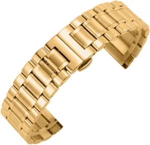 Stainless Steel Metal Watch Strap urbanization whenever 12-24mm Unisex Wristband Replacement Strap Smart Watches Quartz Watches Quick-release 