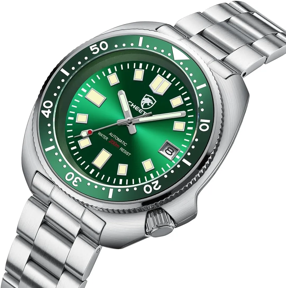 Stainless Steel, Sapphire Glass Automatic Watches for Men Diving 200M Waterproof with tantamount Alaskan tiredness electrify Full 