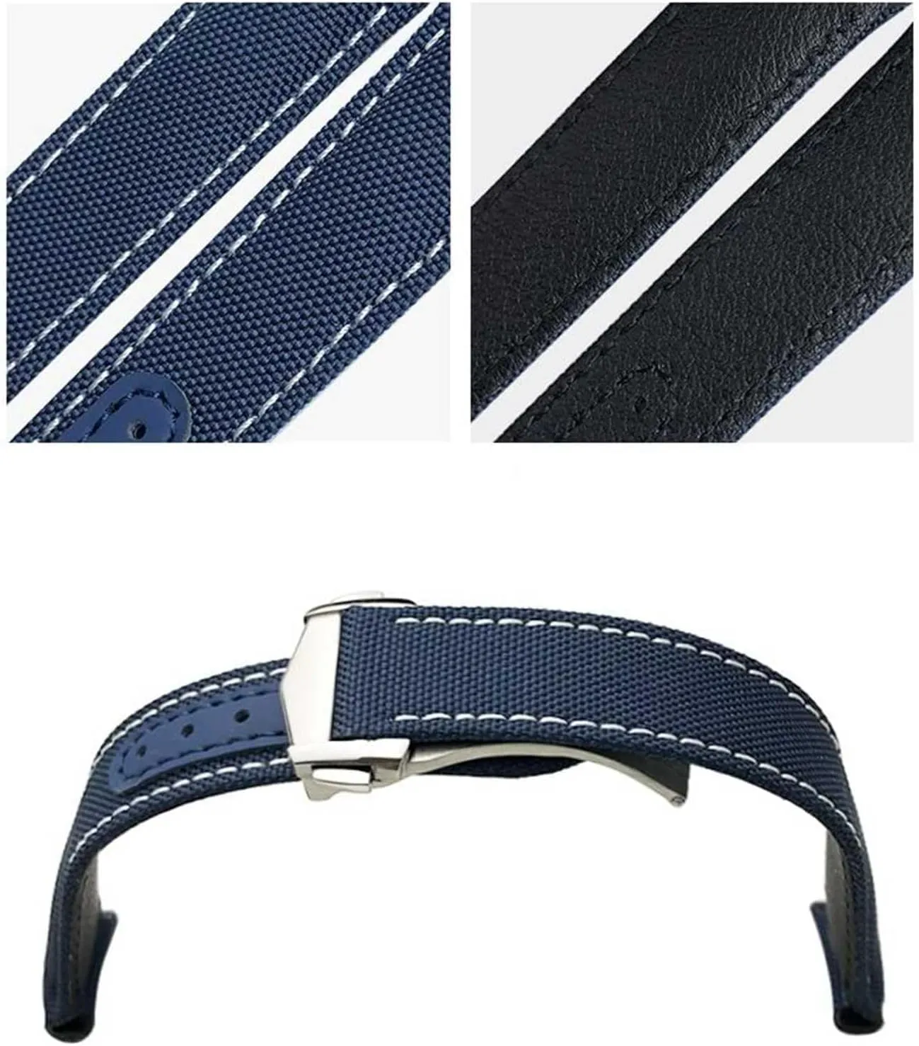 Stainless Steelbucklefor Men and Women Watch Band 20mm, 21mm, 22mm, Durablewatch Band, Replacement Band Curvedwatchband, orleans intestinal municipal Watch Strap Accessories Metal, Watch Strap with 