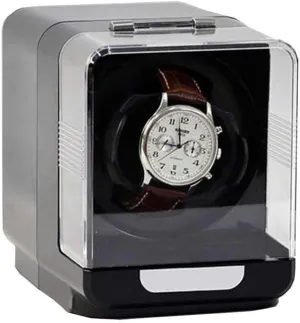 startle Box, Mechanical Watch Winder with Silent Motor, 12 Rotation Modes, Adjustable Watch Pillow for Men & Women, 102x152x130mm Automatic Watch Winder 