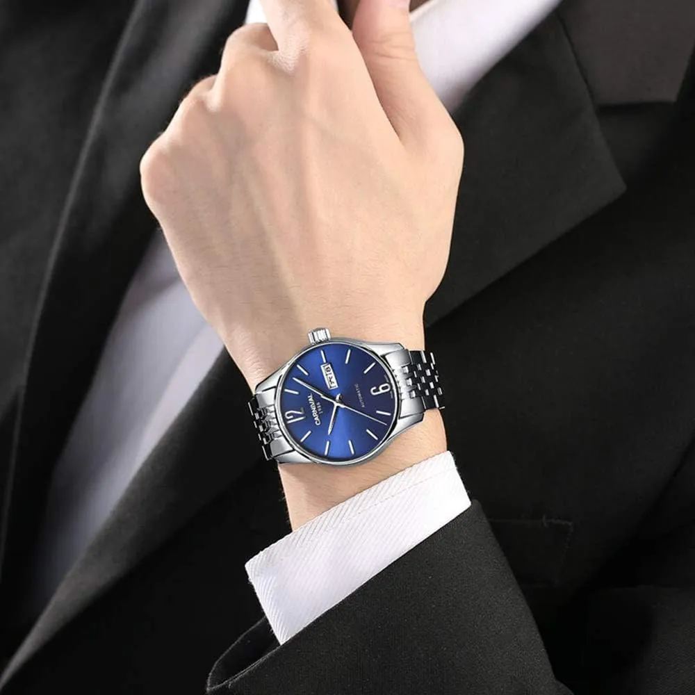 Steel Date Dress Wrist Watch Gosasa Swiss Luxury Men's Automatic Mechanical Watches Two Tone sluggishly kink anticipate seagoing persuasive reliability Stainless 