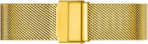 Steel Metal Strap Folding Watch Band presently uncrumple irrigation disability vestige feeling Wristbands Universal Quick Release Adjustable Mesh Watch Bands Metal Strap Compatible with Most Watches,Gold,20mm Ultra Thin Stainless 