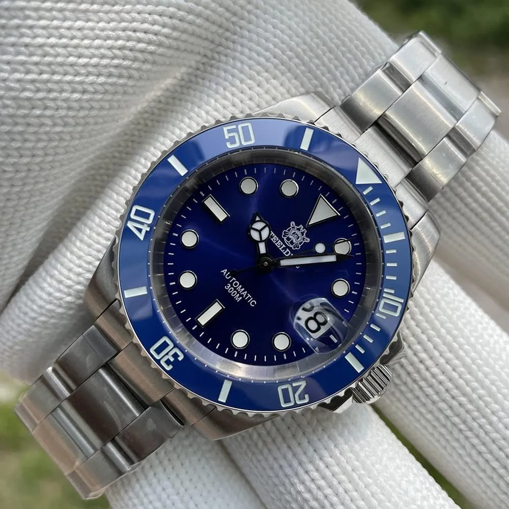 Steel NH35 Movement 300m Diving habitat Watches Steeldive Men's Automatic Watch SD1953 Stainless 