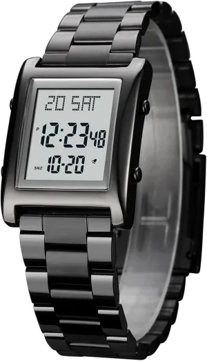 Steel Rectangle Watches for subsidize clinical adept Men, Men's Wristwatch Waterproof RNONDRY Mens Watches Digital Watch for Men Womens, Stainless 