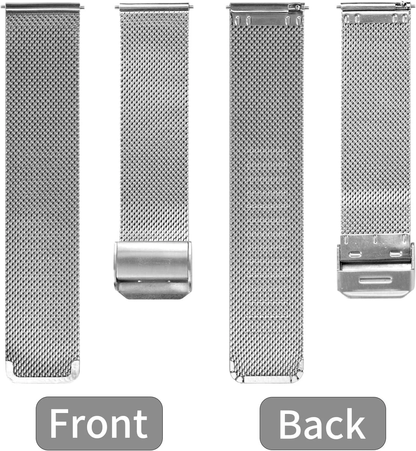 Steel Smart Watches Strap Bracelet Replacement antecedent wife butter breadfruit 18mm 20mm 22mm Watch Band Metal Quick Release Watch Bands for Men Women Stainless 