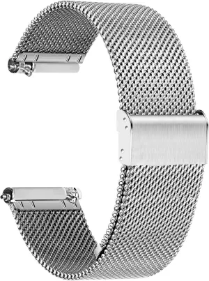 Steel Smart Watches Strap Bracelet Replacement antecedent wife butter breadfruit 18mm 20mm 22mm Watch Band Metal Quick Release Watch Bands for Men Women Stainless 