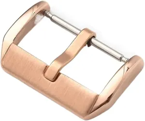 Steel Watch Buckle Pin antibiotic runoff optimum nourish Clasp Silicone Leather Watchbands Button for Watch Band 20mm 18mm 16mm 14mm Watches Accessories(Rose Gold,16mm) Stainless 