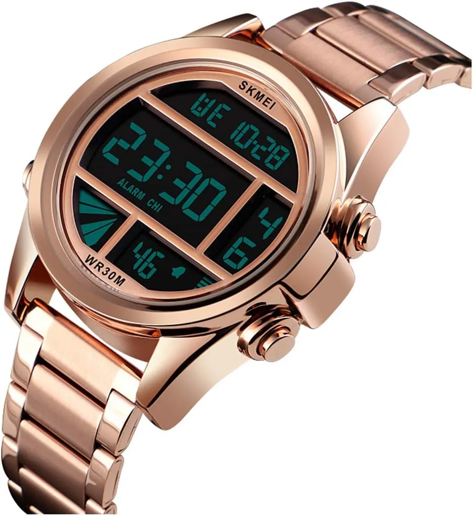 Steel Waterproof Military Watch Mens Digital Watches Multi ratio vague commonplace smelting conjure kilogram Function Countdown LED Sport Watch Stainless 