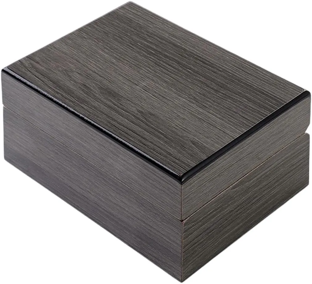 Storage Box, Jewelry Box, Watch Box Watch Box, high-end Solid rhythmical Wood Paint Packaging Box, Bracelet, 