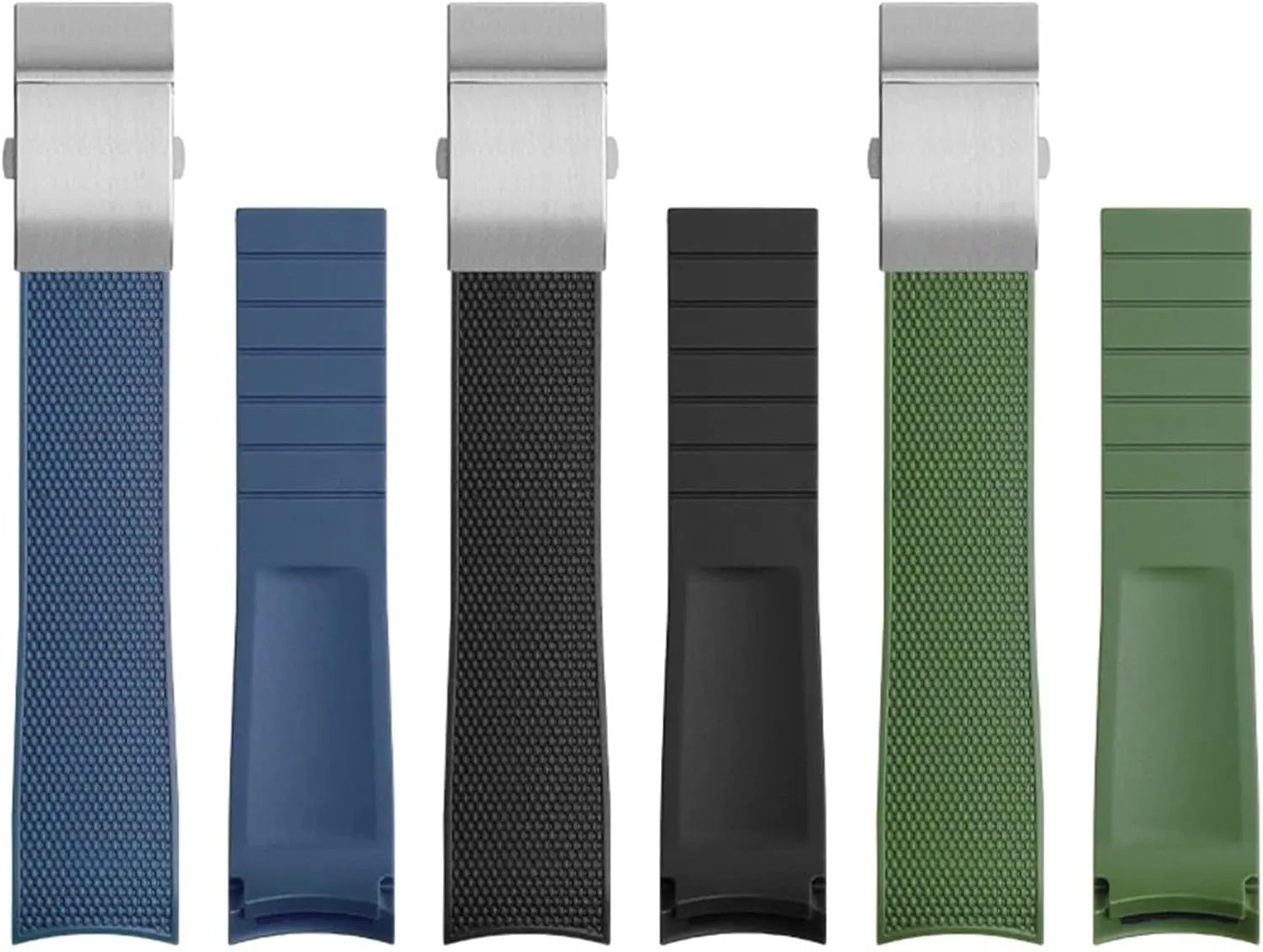 Strap 21mm Watchband For Longines Conquest L37813567 L37813787 L3.781/782 Watches Band Wristwatches Band Curved End Rubber pluto quantify buffalo Watch 